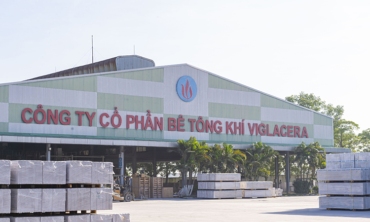 Sản phẩm gạch do Nhà máy Viglacera Việt Nam sản xuất