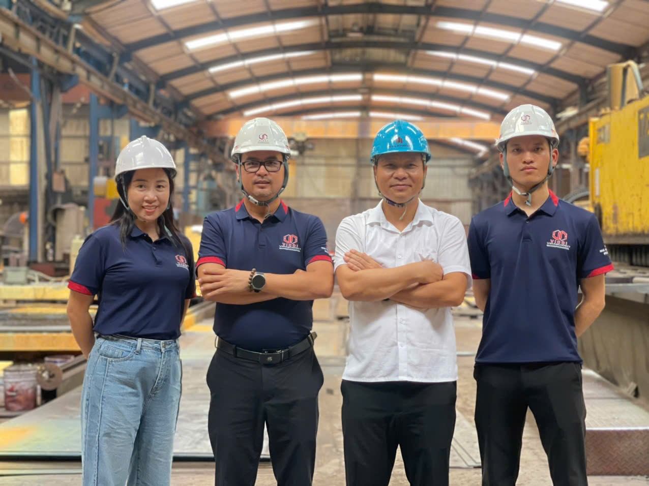 Hành Trình Kiểm Định Chất Lượng – Chuyến Thăm Quan Nhà Máy Sản Xuất Kết Cấu Thép VICDI