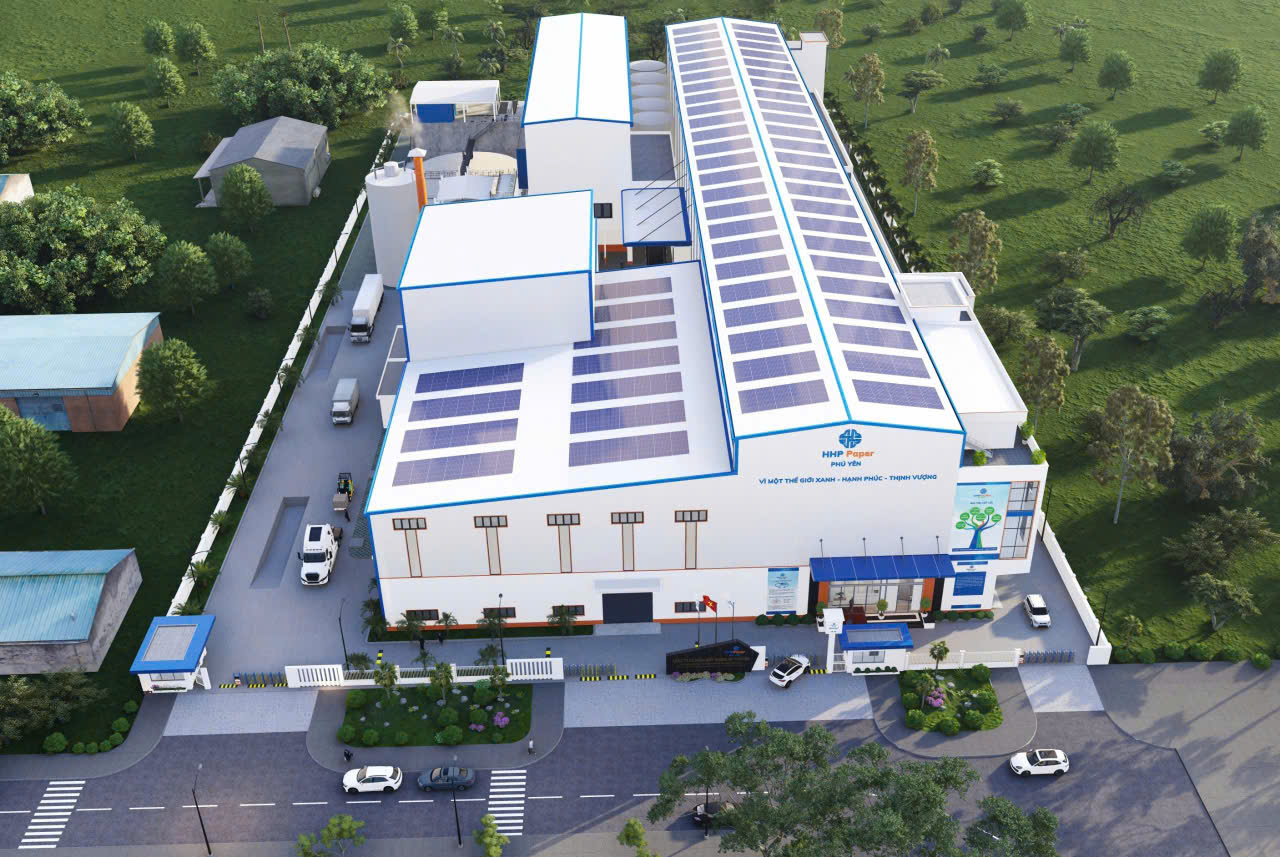 Thi công kết cấu thép Nhà máy Giấy Hoàng Hà Phú Yên