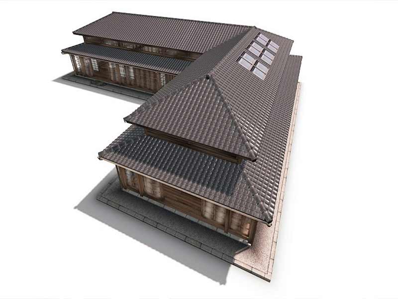 thiết kế biệt thự mái Nhật 