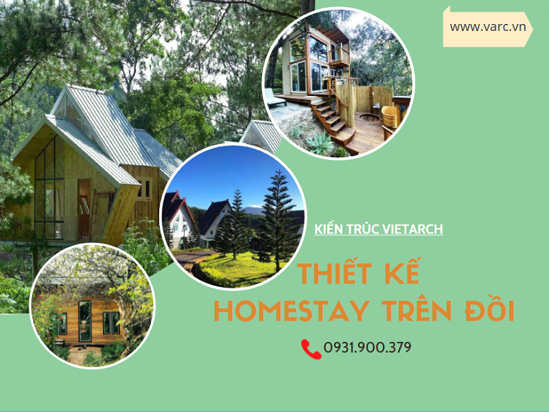 4 tiêu chí quyết định thiết kế homestaytrên đồi thu hút, ấn tượng