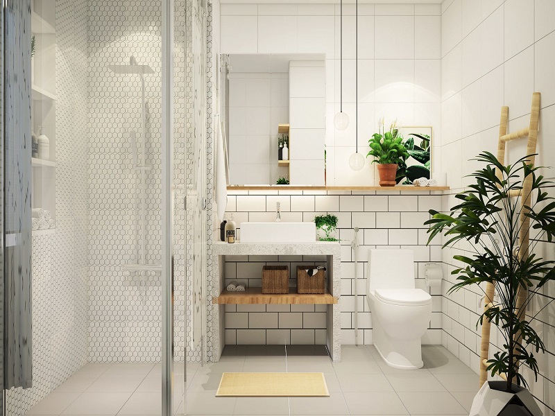 Thiết kế phòng tắm theo phong cách Eco