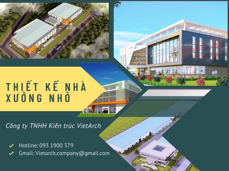 Báo giá thiết kế Nhà xưởng nhỏ diện tích từ 200-800m2