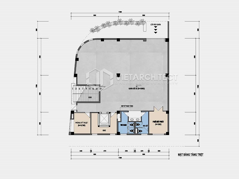 Cách bố trí mặt bằng công năng từng sàn